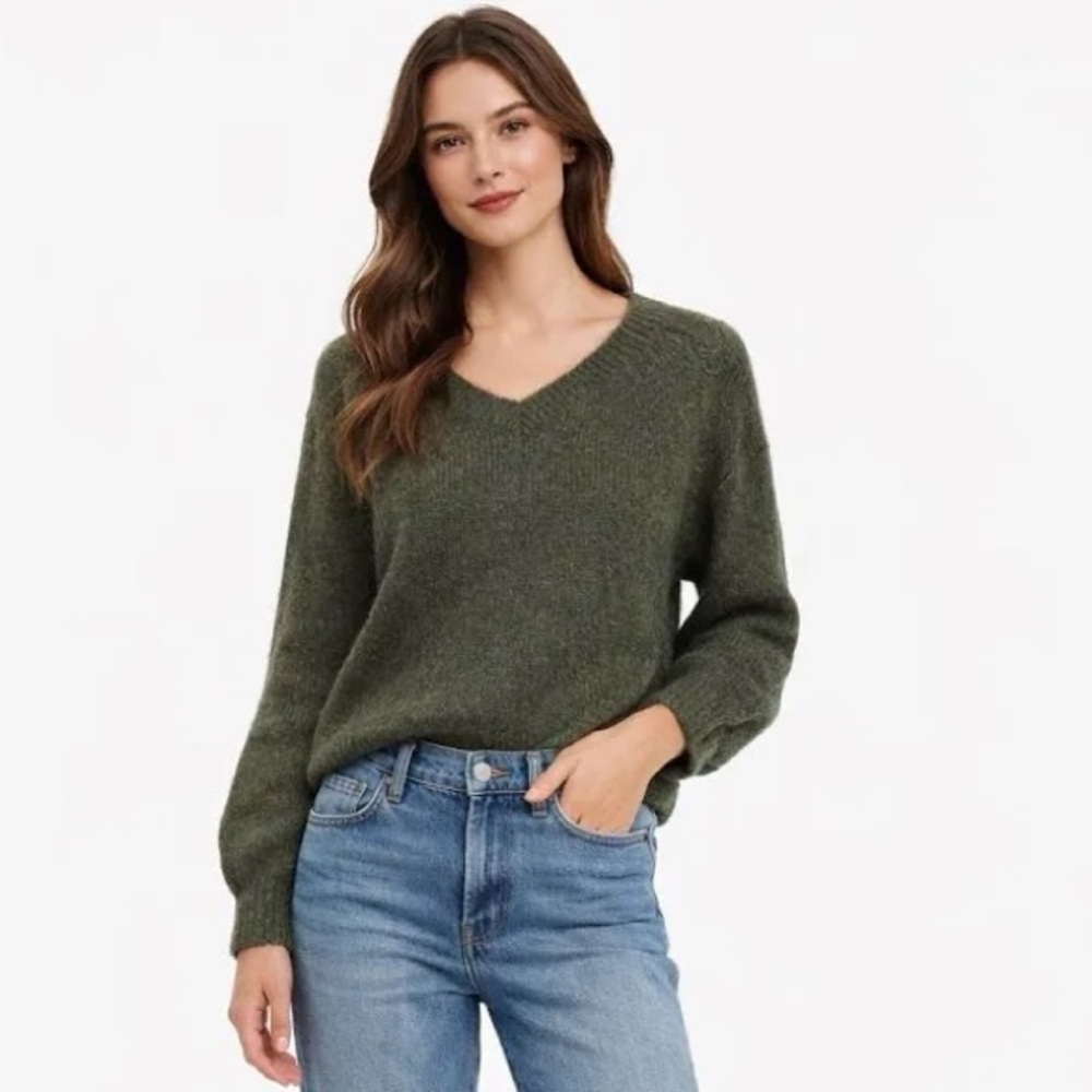 Jason Wu | V Neck Wool Blend Sweater | Size XS